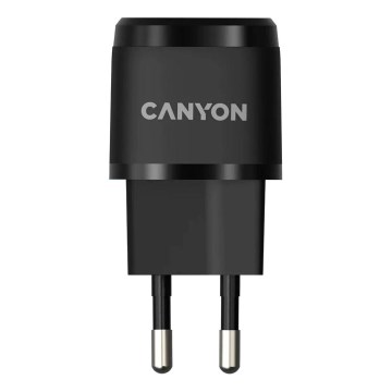 Canyon - Αντάπτορας ταχείας φόρτισης Power Delivery 20W μαύρο