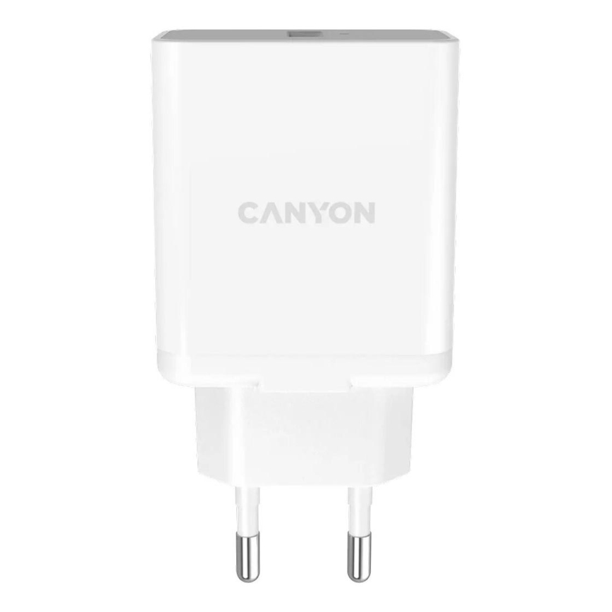 Canyon - Αντάπτορας φορτιστή 1xUSB/230V