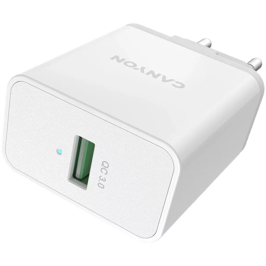Canyon - Αντάπτορας φορτιστή 1xUSB/230V