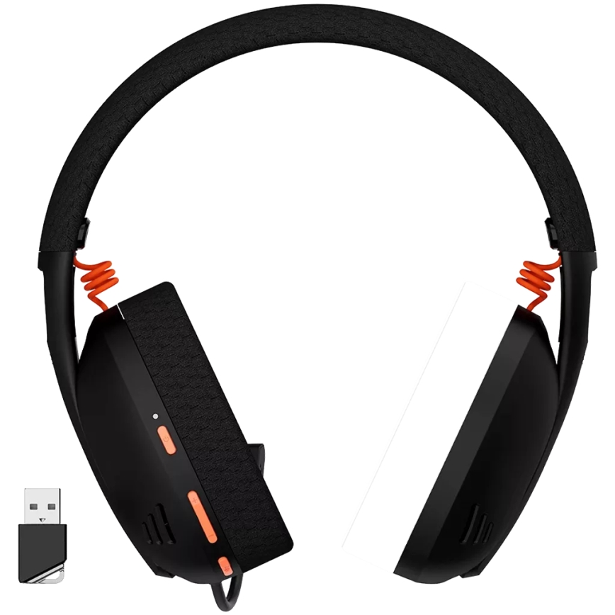 Canyon - Ασύρματα ακουστικά με μικρόφωνο 400 mAh μαύρο