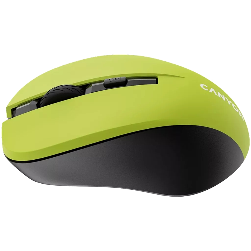 Canyon - Ασύρματο ποντίκι 800/1000/1200 DPI 2xAAA κίτρινο