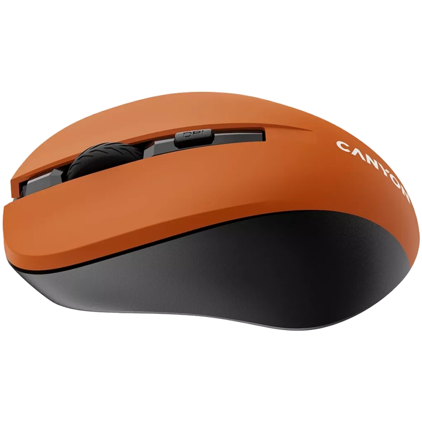 Canyon - Ασύρματο ποντίκι 800/1000/1200 DPI 2xAAA πορτοκαλί