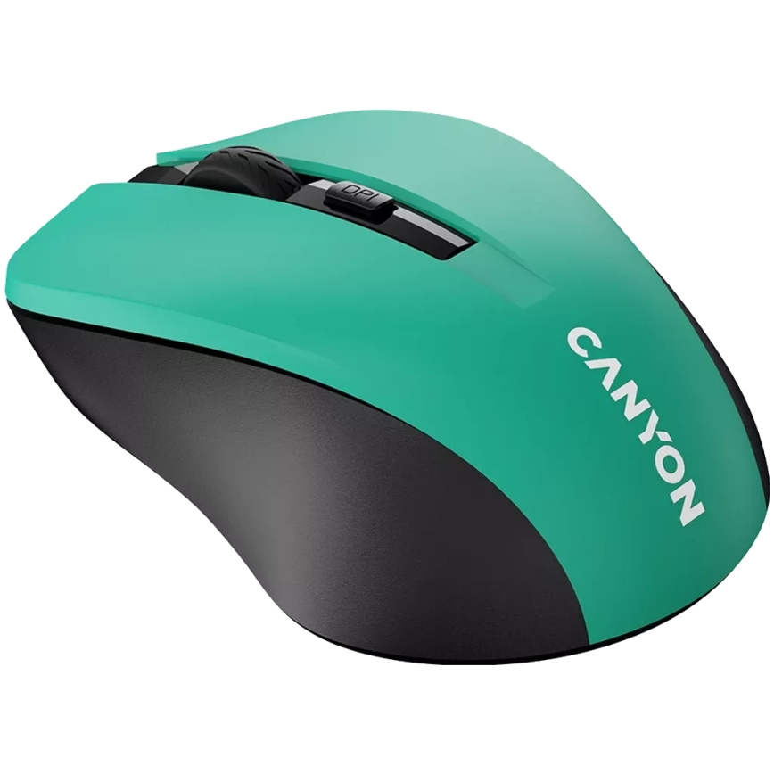 Canyon - Ασύρματο ποντίκι 800/1000/1200 DPI 2xAAA πράσινο