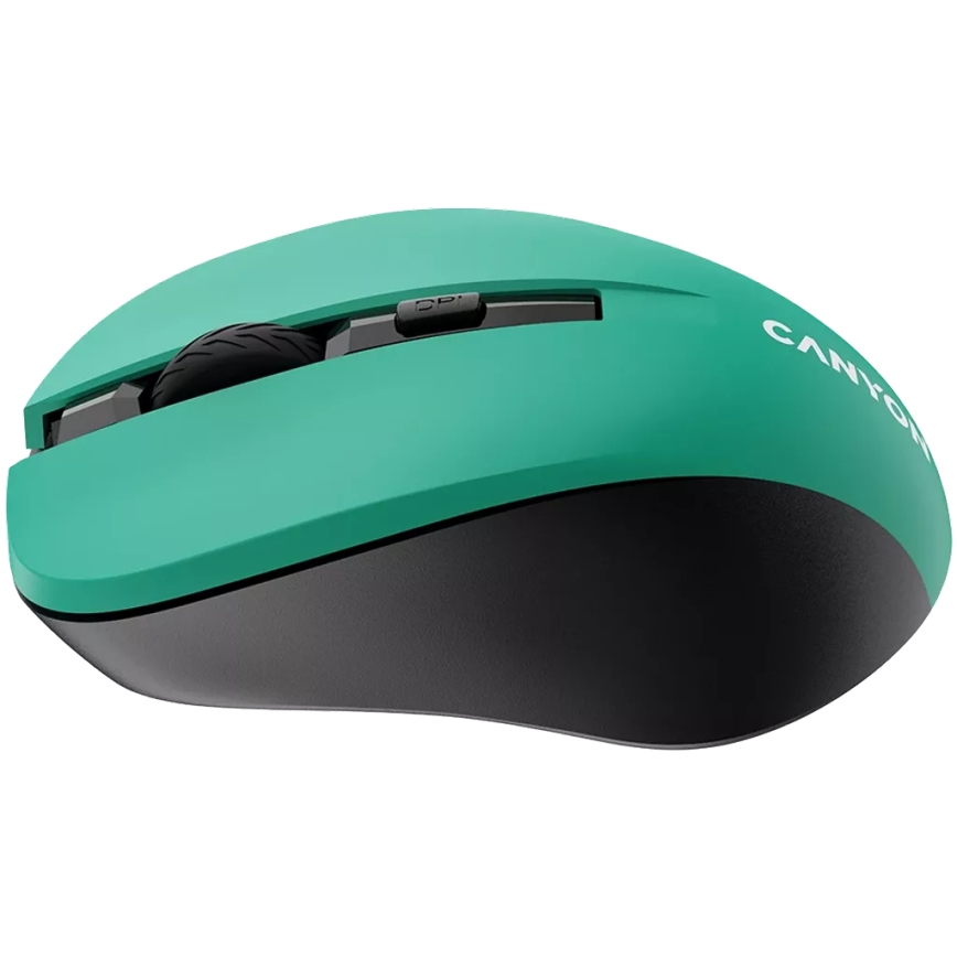 Canyon - Ασύρματο ποντίκι 800/1000/1200 DPI 2xAAA πράσινο
