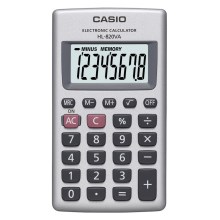 Casio - Αριθμομηχανή τσέπης 1xLR54 ασημί