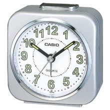 Casio - Επιτραπέζιο ρολόι με ξυπνητήρι 1xAA ασημί
