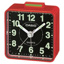 Casio - Επιτραπέζιο ρολόι με ξυπνητήρι 1xAA κόκκινο/μαύρο