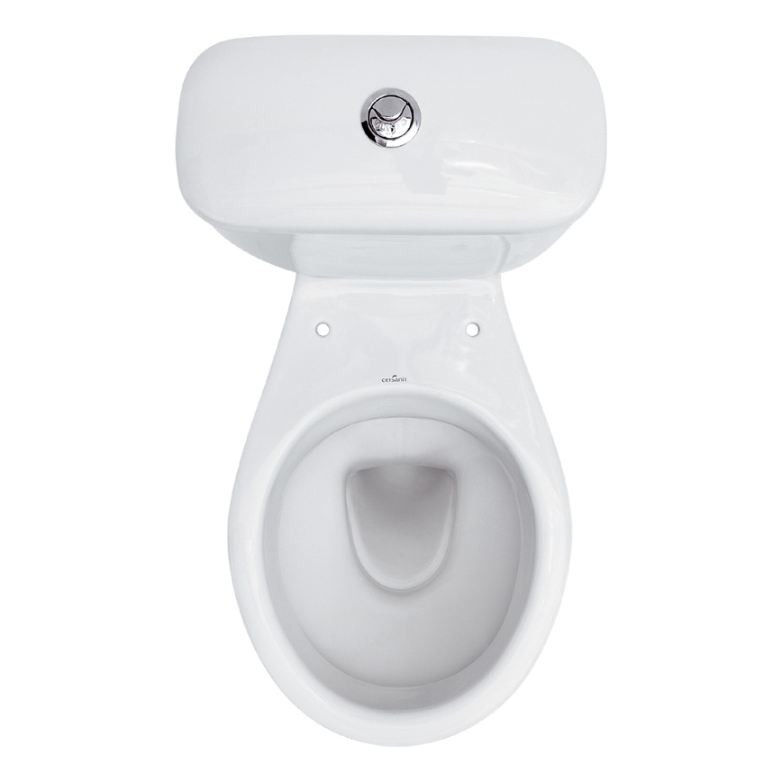 Cersanit K08-029 - Επιδαπέδιο WC με κάθισμα PRESIDENT κεραμικό/λευκό