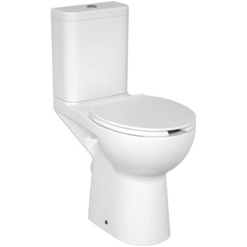Cersanit K11-0221 - Ανεμπόδιστη επιδαπέδια λεκάνη WC ETIUDA κεραμικό/λευκό