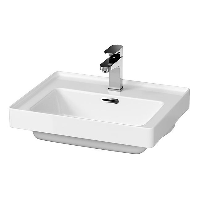 Cersanit K114-005 - Ένθετος νιπήρας μπάνιου CREA 40x50,5 cm κεραμικός/γυαλιστερό λευκό