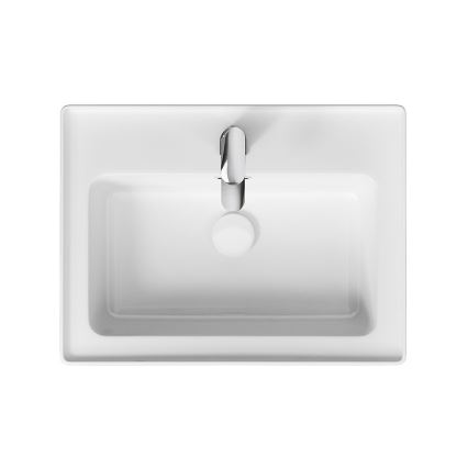 Cersanit K114-006 - Εντοιχισμένος νιπτήρας CREA 44,5x60 cm κεραμικός/γυαλιστερό λευκό