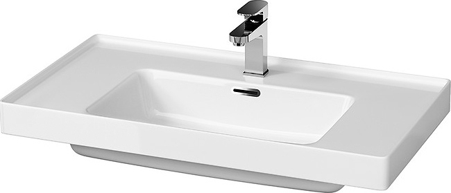 Cersanit K114-017 - Ένθετος νιπήρας μπάνιου CREA 44,5x80,5 cm κεραμικός/γυαλιστερό λευκό