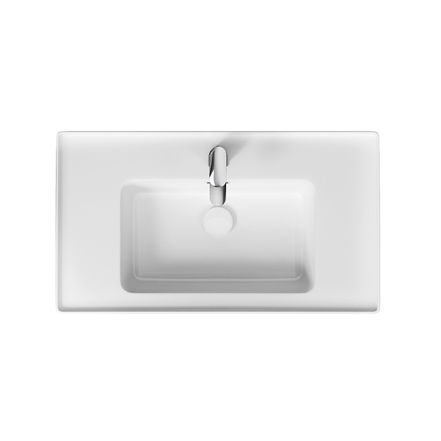 Cersanit K114-017 - Ένθετος νιπήρας μπάνιου CREA 44,5x80,5 cm κεραμικός/γυαλιστερό λευκό