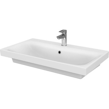 Cersanit K116-013 - Ένθετος νιπήρας μπάνιου MODUO 45x80 cm κεραμικός/γυαλιστερό λευκό