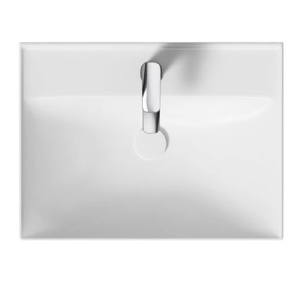 Cersanit K120-009 - Εντοιχιζόμενος νιπτήρας LARGA 45,5x60,5 cm κεραμικός/γυαλιστερό λευκό