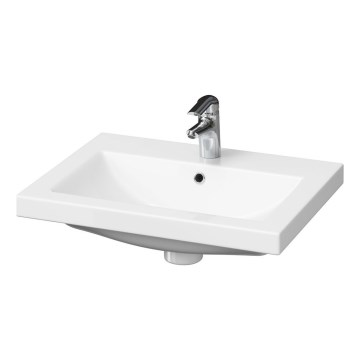 Cersanit K32-003-ECO - Εντοιχιζόμενος νιπτήρας COMO 45x60 cm, κεραμικός, σε γυαλιστερό λευκό