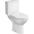 Cersanit K35-035 - Επιδαπέδια λεκάνη WC CITY με κάθισμα, κεραμική/λευκή