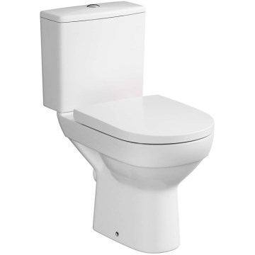 Cersanit K35-035 - Επίπεδο WC με κάθισμα CITY κεραμικό/λευκό