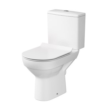 Cersanit K35-037 - Επιδαπέδιο WC με κάθισμα CITY κεραμικό/λευκό