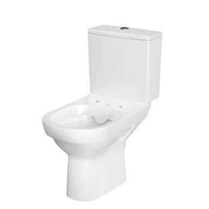 Cersanit K35-037 - Επιδαπέδιο WC με κάθισμα CITY κεραμικό/λευκό