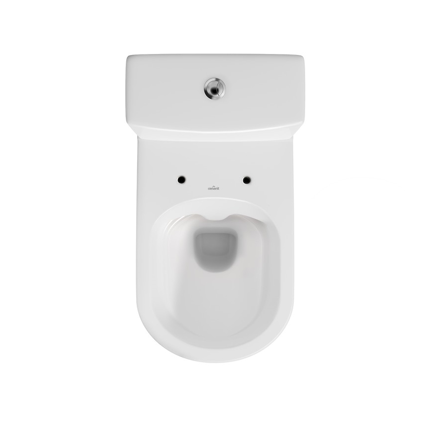 Cersanit K35-037 - Επιδαπέδιο WC με κάθισμα CITY κεραμικό/λευκό