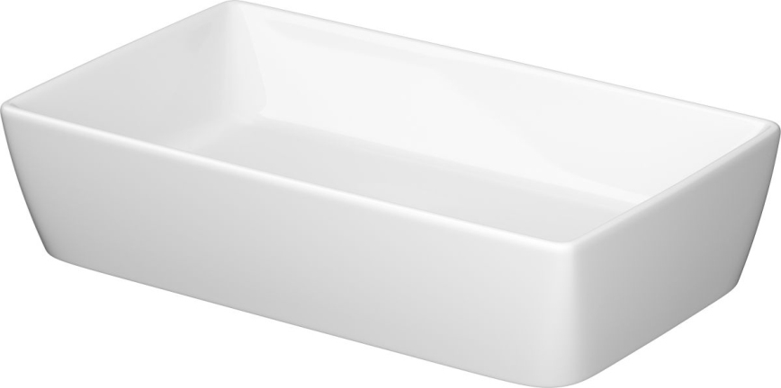 Cersanit K35-047-ECO - Επιτραπέζιος νιπτήρας CITY 36x60 cm κεραμικός/γυαλιστερό λευκό