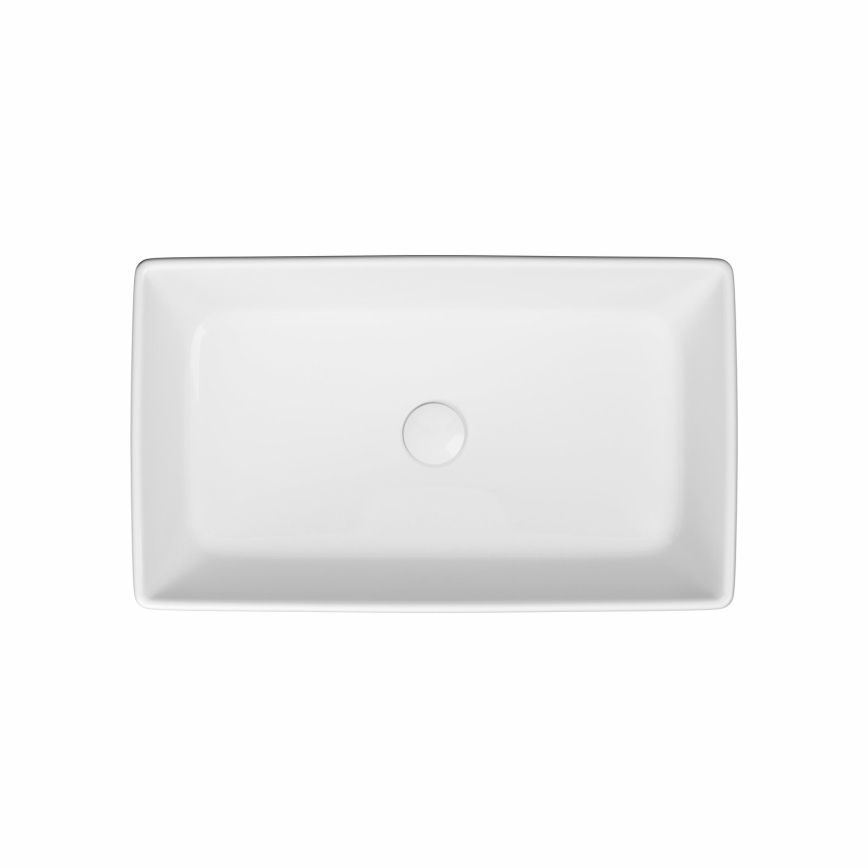 Cersanit K35-047-ECO - Επιτραπέζιος νιπτήρας CITY 36x60 cm κεραμικός/γυαλιστερό λευκό