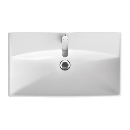 Cersanit K35-061 - Εντοιχιζόμενος νιπτήρας CITY 45,5x80,5 cm κεραμικός/γυαλιστερό λευκό