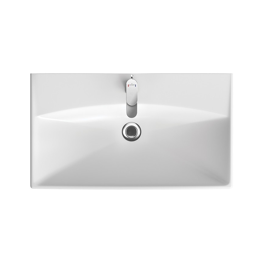 Cersanit K35-061 - Εντοιχιζόμενος νιπτήρας CITY 45,5x80,5 cm κεραμικός/γυαλιστερό λευκό