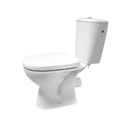 Cersanit K667-052 - Επιδαπέδιο λεκάνη WC με κάθισμα ARTECO, κεραμική/λευκή
