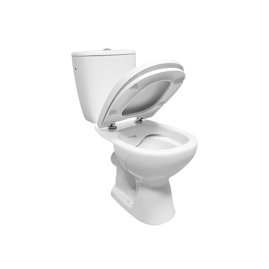 Cersanit K667-052 - Λεκάνη δαπέδου κομπλέ με κάπάκι ARTECO κεραμικός/λευκό