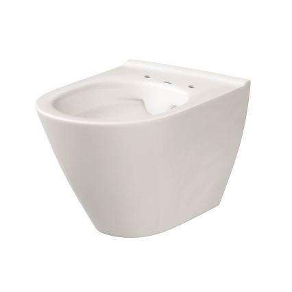 Cersanit K701-104 - Λεκάνη κρεμαστή με κάλυμμα CITY OVAL κεραμική/λευκό