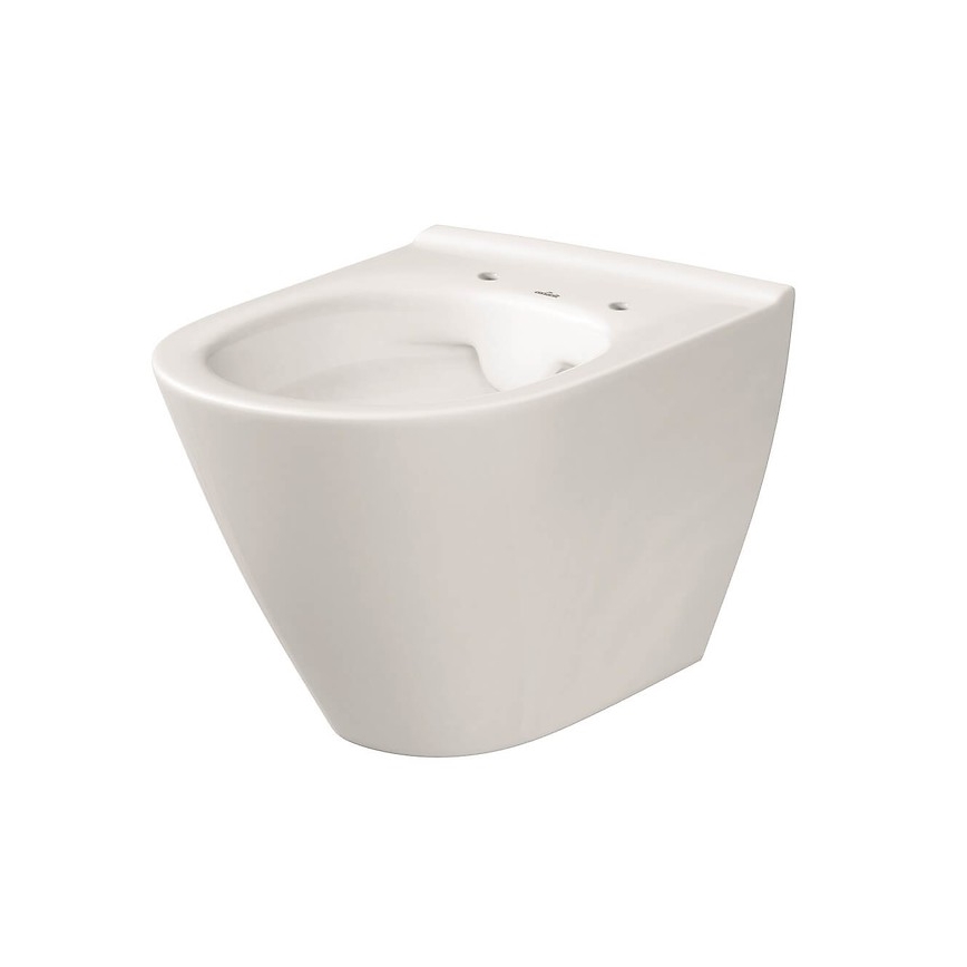 Cersanit K701-104 - Λεκάνη κρεμαστή με κάλυμμα CITY OVAL κεραμική/λευκό