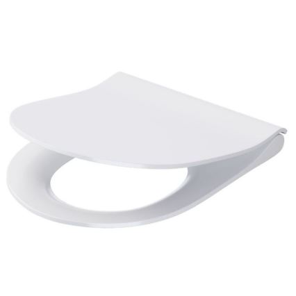 Cersanit K701-104 - Λεκάνη κρεμαστή με κάλυμμα CITY OVAL κεραμική/λευκό