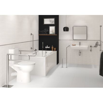 Cersanit K98-0002 - Κάθισμα λεκάνης WC για άτομα με αναπηρία ETIUDA
