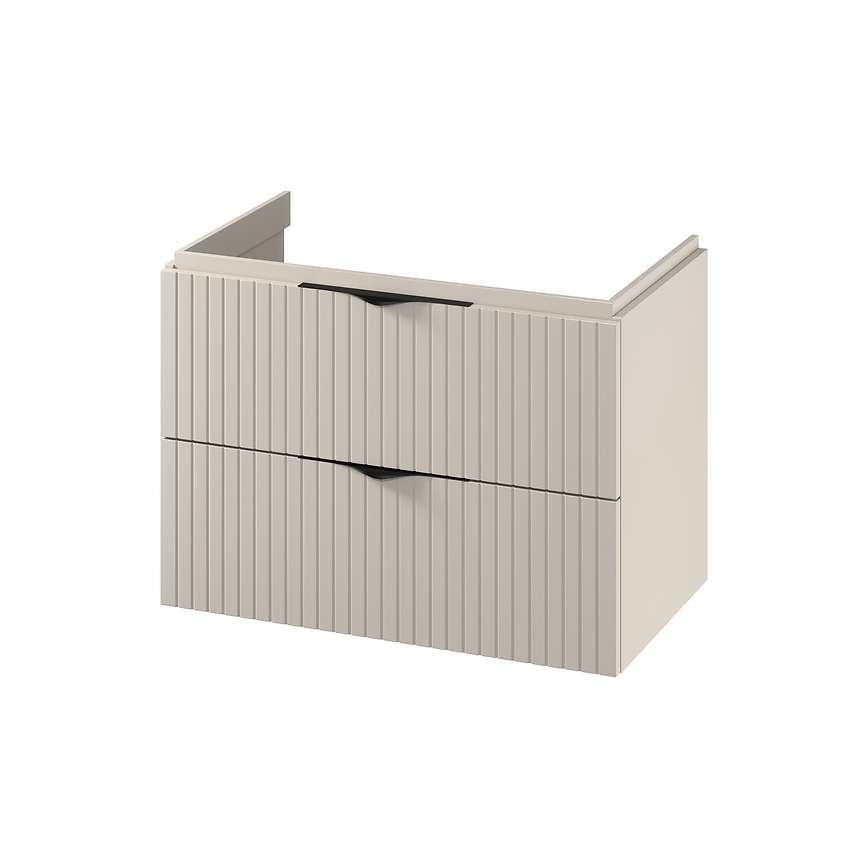 Cersanit S1015-003 - Κρεμαστό ντουλάπι μπάνιου TIRSO 80x45 εκ. για κάτω από τον νιπτήρα, μπεζ