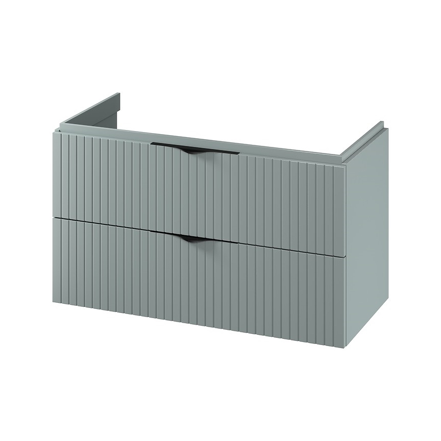 Cersanit S1015-012 - Κρεμαστό ντουλάπι μπάνιου κάτω από τον νιπτήρα TIRSO 100x45 cm σε απόχρωση μέντας