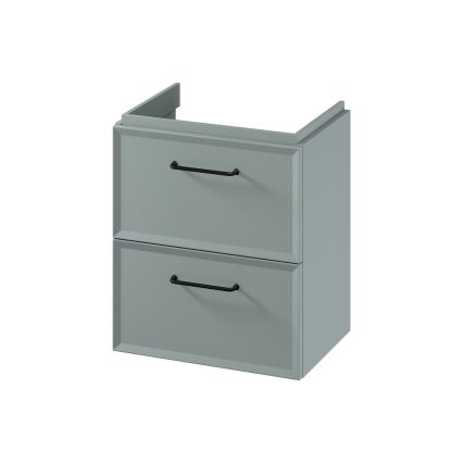 Cersanit S1021-007 - Επιτοίχιο έπιπλο μπάνιου κάτω από νιπτήρα MILLE SLIM 50x35 cm, χρώμα μέντας