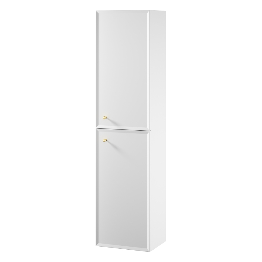Cersanit S1021-010 - Επιτοίχιο ντουλάπι μπάνιου MILLE 40x160x30 cm λευκό ματ