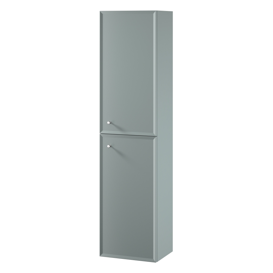 Cersanit S1021-012 - Επιτοίχιο ντουλάπι μπάνιου MILLE 40x160x30 cm σε απόχρωση μέντας