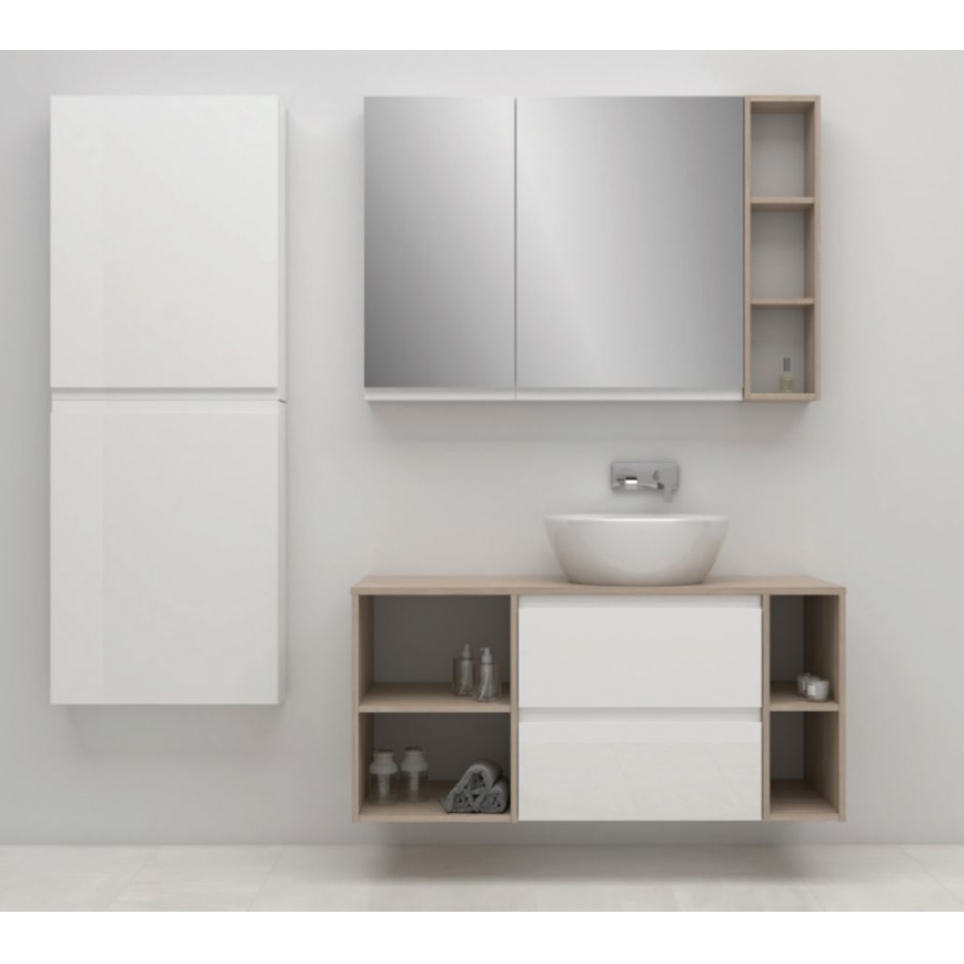 Cersanit S590-030 - Καθρέφτης μπάνιου MEDDIE 80x40 εκ.