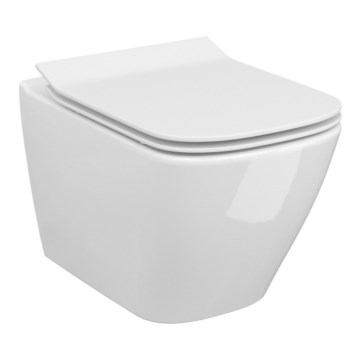 Cersanit S701-405-ECO - Κρεμαστή λεκάνη WC με κάθισμα CITY κεραμική/λευκή