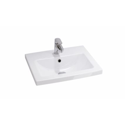 Cersanit S801-153-DSM - Κρεμαστή ντουλάπα μπάνιου με νιπτήρα ELIS 46x50 εκ. καρυδιά