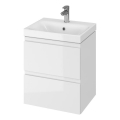 Cersanit S801-230-DSM - Κρεμαστή ντουλάπα μπάνιου με νιπτήρα MODUO 62x50 εκ. λευκή