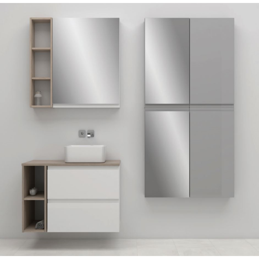 Cersanit S929-018 - Καθρέφτης μπάνιου MEDDIE 80x59,5 εκ.