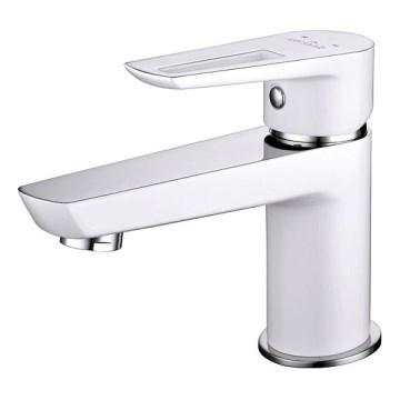 Cersanit S951-047 - Μπαταρία νιπτήρος MILLE 13,4 cm λευκό + βαλβίδα