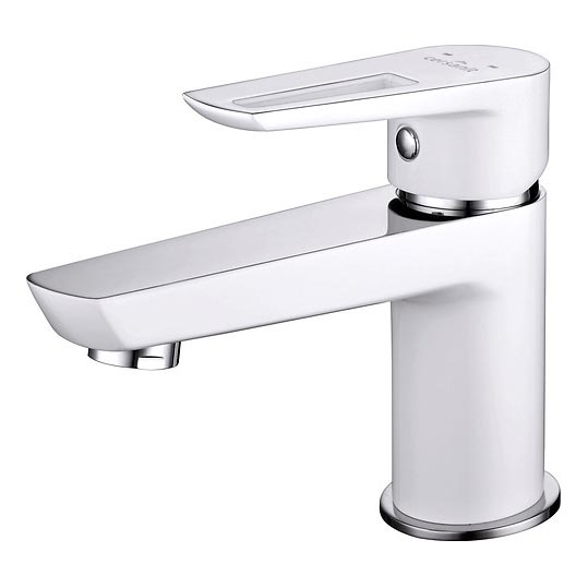 Cersanit S951-047 - Μπαταρία νιπτήρος MILLE 13,4 cm λευκό + βαλβίδα