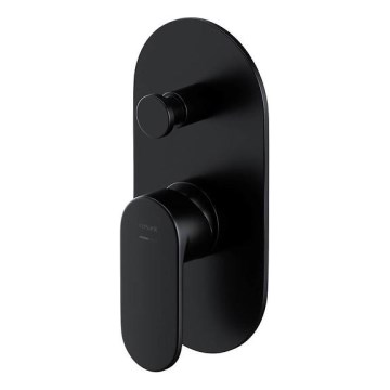 Cersanit S951-322 - Μπαταρία ντους εντοιχισμού CREA μαύρο