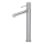 Cersanit S951-592 - Μπαταρία νιπτήρος ZEN 32,2 cm γυαλιστερό χρώμιο