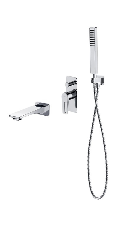 Cersanit S952-037 - Εντοιχιζόμενο σετ ντους MILLE γυαλιστερό χρώμιο